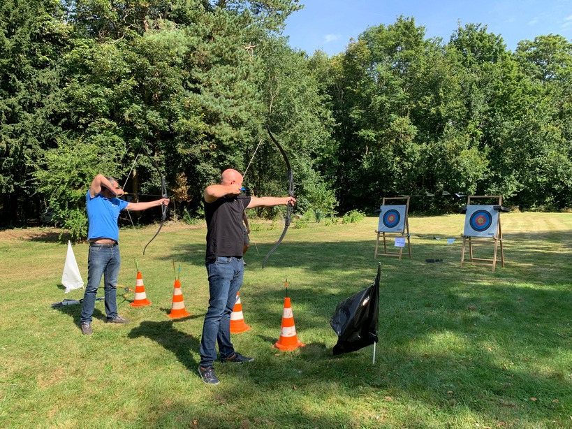 Teambuilding en extérieur défi sporting La Roseraie 