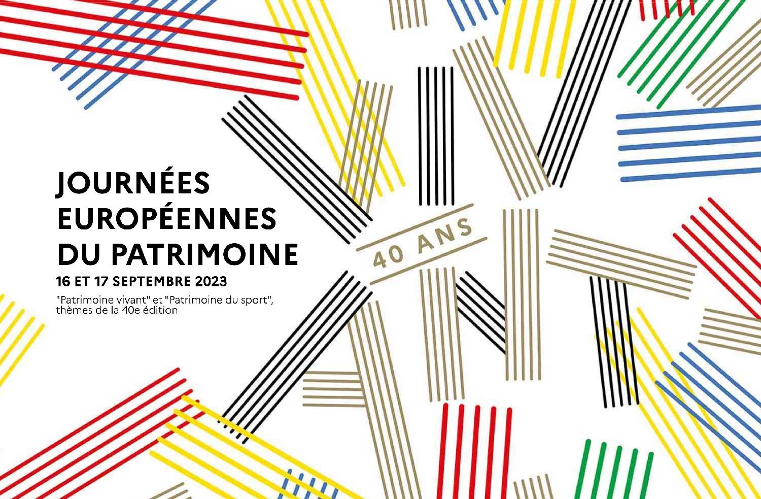 Journées Européennes du patrimoine - 40ème édition - Patrimoine vivant