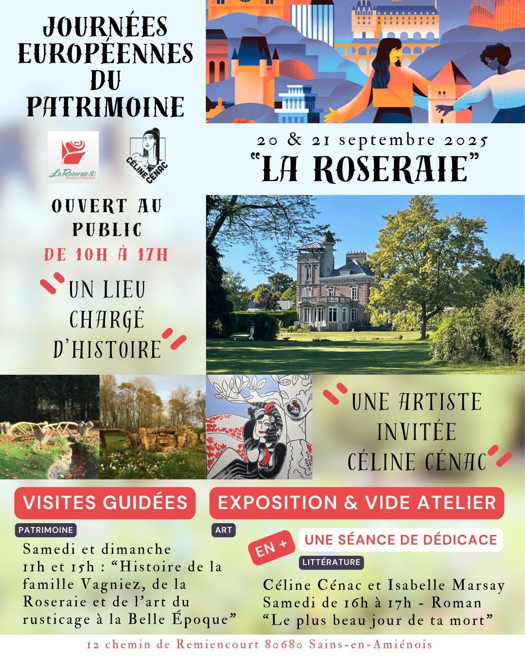 Affiche informations Journées du Patrimoine 2025